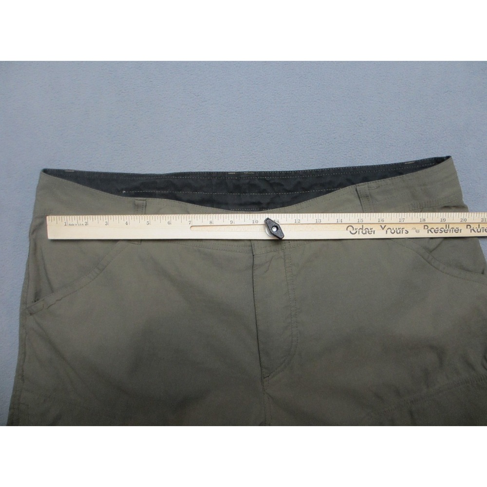 Kuhl Shorts Mens 40 Olive Green Nylon Stretch Cargo Renegade Hiking Outdoor - Picture 14 of 16